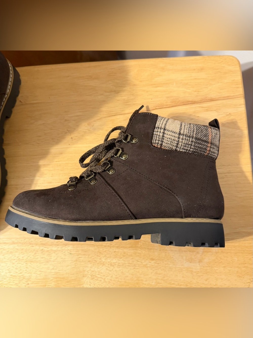 Sonoma Tigerfish Brown Lace-Up Women's Hiking Boots 🥾